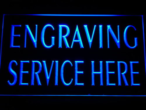 Engraving Service Here Shop Neon Light Sign